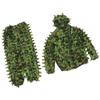 Зеленый Дикий Камуфляжный Костюм Ghillie 3D Лист Куртки и Штаны Комплект Одежды Для Охоты