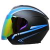 3/4 Helmet Double Lens Half Helmet Electric Car Helmet Men and Women Four Seasons Universal Riding Safety Helmet