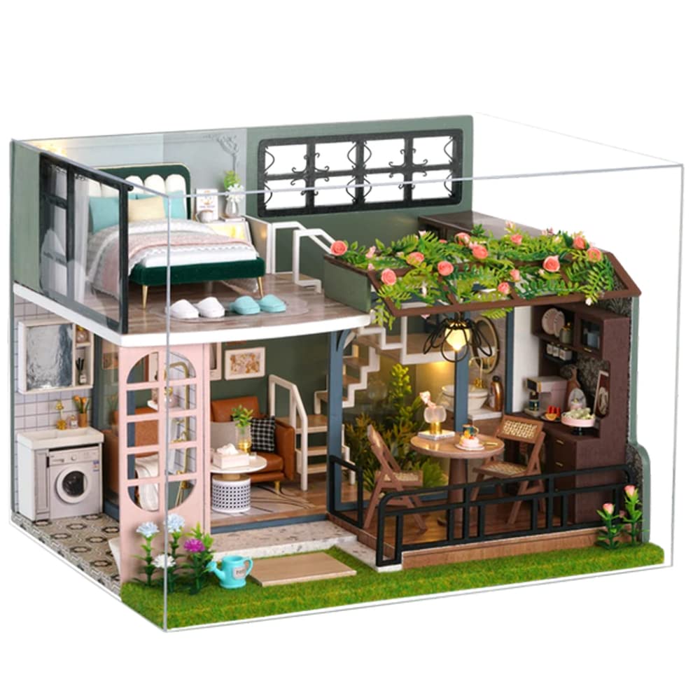 Кукольный домик ручной работы набор миниатюрный ПОЛОВИНА САДА (t-ФРИК)