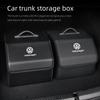 Cup Holders Car Trunk Storage Box Organizer Stowing Tidying Container Bag For Volkswagen VW Scirocco Jetta Beetle Golf Passat Po