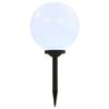 Outdoor Solar Lamps 4 Pcs LED Sphere 30 cm RGB