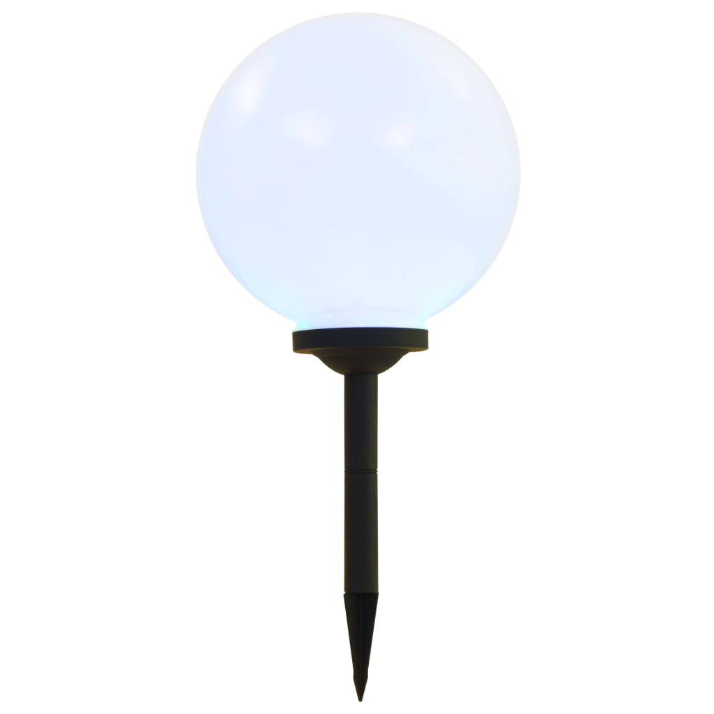 Outdoor Solar Lamps 4 Pcs LED Sphere 30 cm RGB