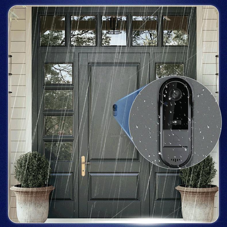 Беспроводной дверной звонок 2,4G, дверная камера 4,3 дюйма, без Wi-Fi, без приложения, цифровой глазок, беспроводной дверной видеорегистратор, камера для дверного телефона