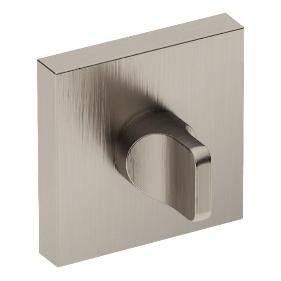 Bottom plate PLT26-WCK, brushed nickel, square