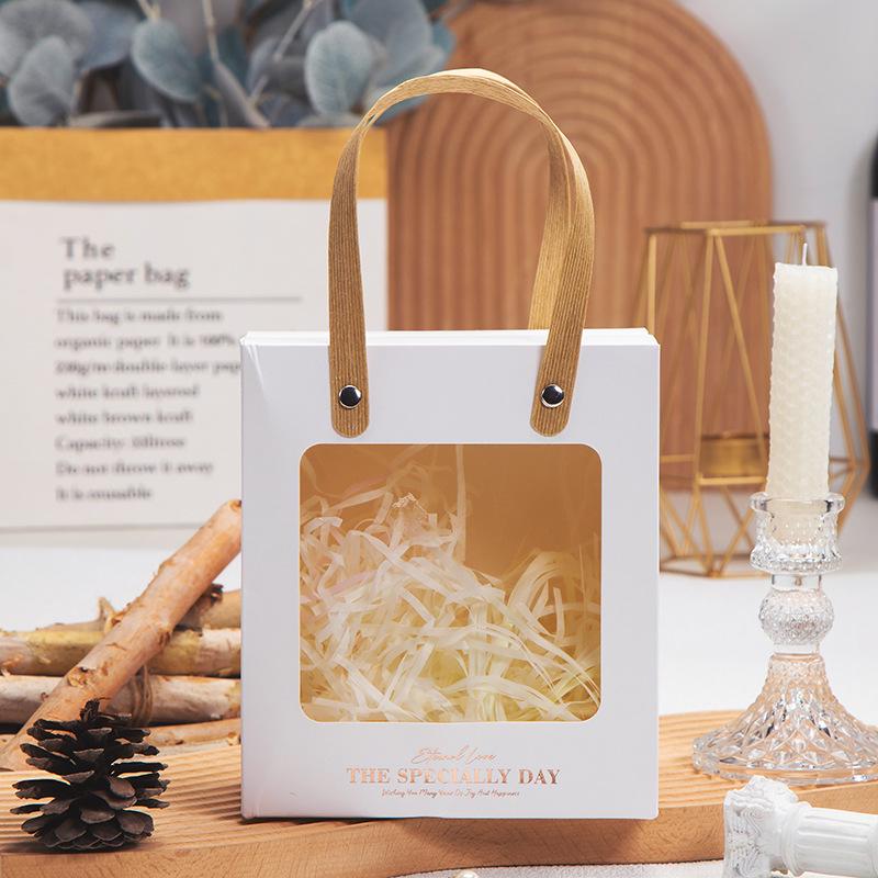 Elegant Transparent Souvenir Gift Bag: Light Luxury for Lipstick & Small Birthday Gifts