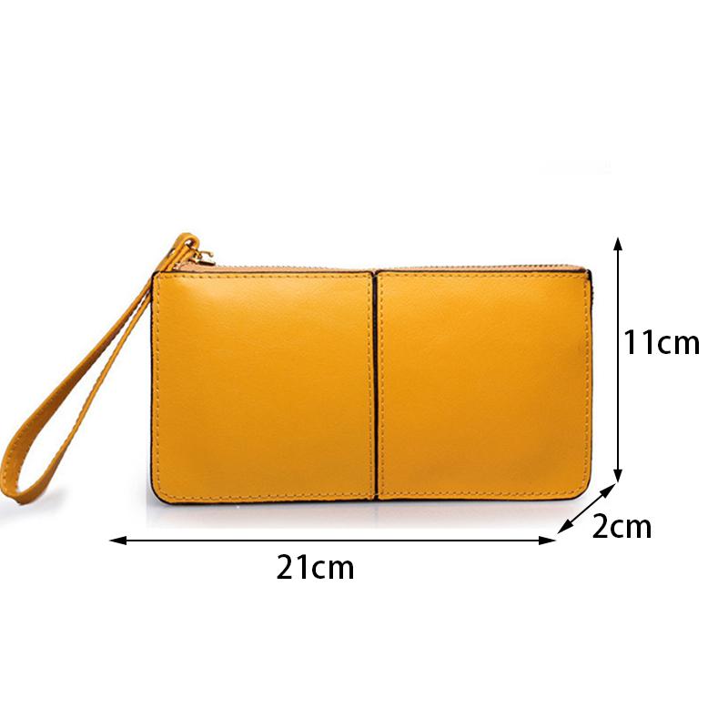 Модный однотонный кошелек, женская сумка из искусственной кожи, длинная молния, клатч, держатель для карт, портмоне, многослойная сумка для телефона