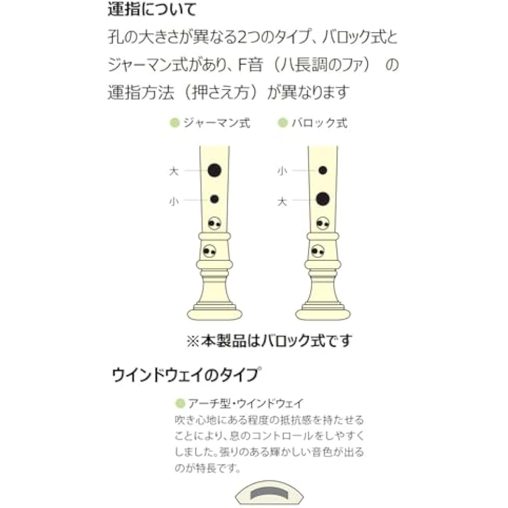 Yamaha YAMAHA Soprano Recorder Baroque YRS-324B Ebony Style Finger Cleaning Stick Recorder Cream ...