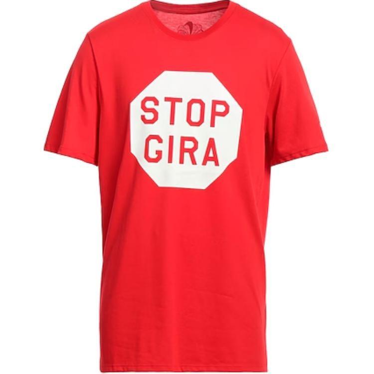 Nike T Shirt Asia Version Men's Red CU1581-657