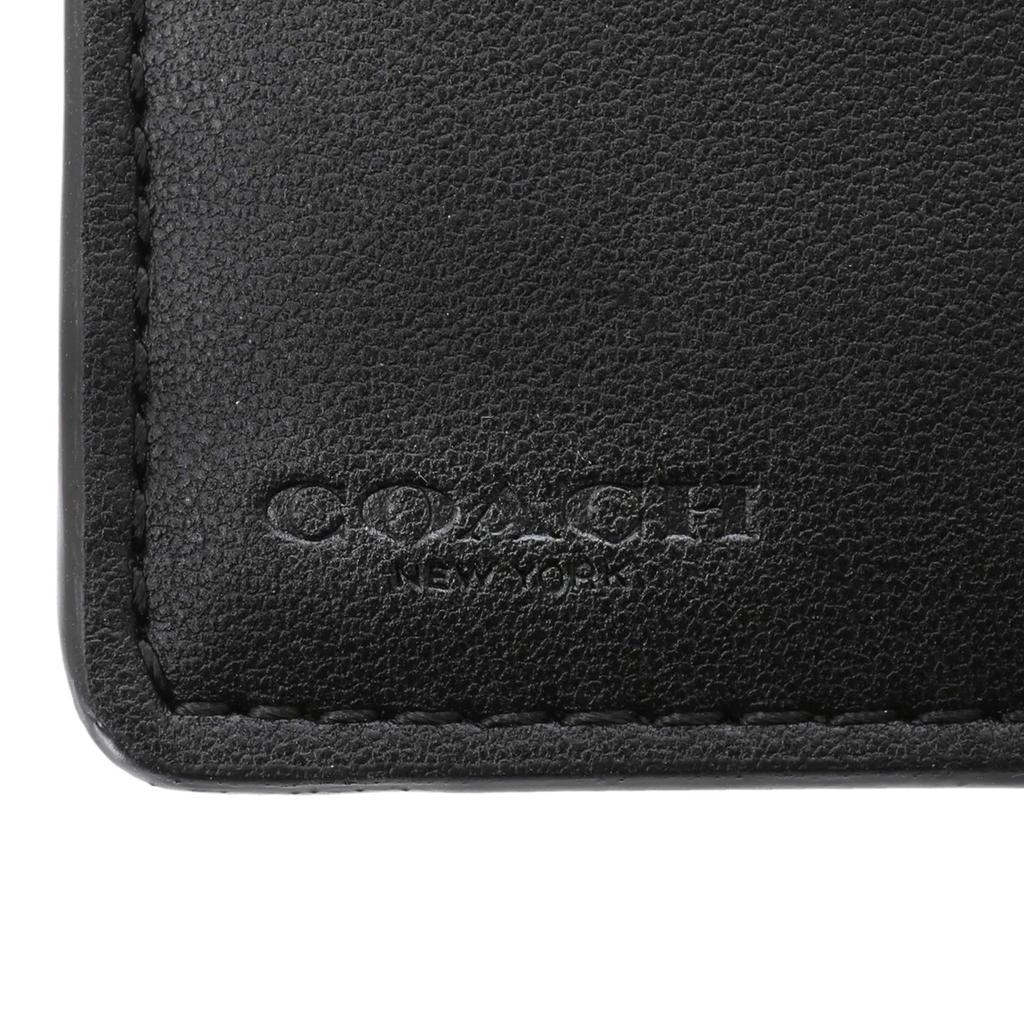 Outlet OUTLET Bifold Wallet C0082 IMAA8 Signature Canvas Brown [Coach] Brown/Black Black/Gold [Item]