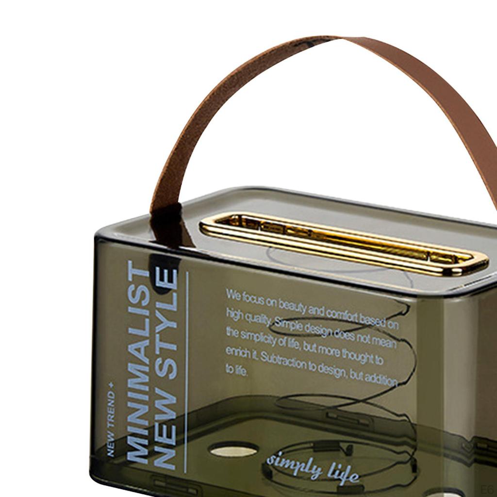 Прозрачный тканевый чехол, с ручкой, держатель для хранения бумаги, держатель для коробки, для автомобиля