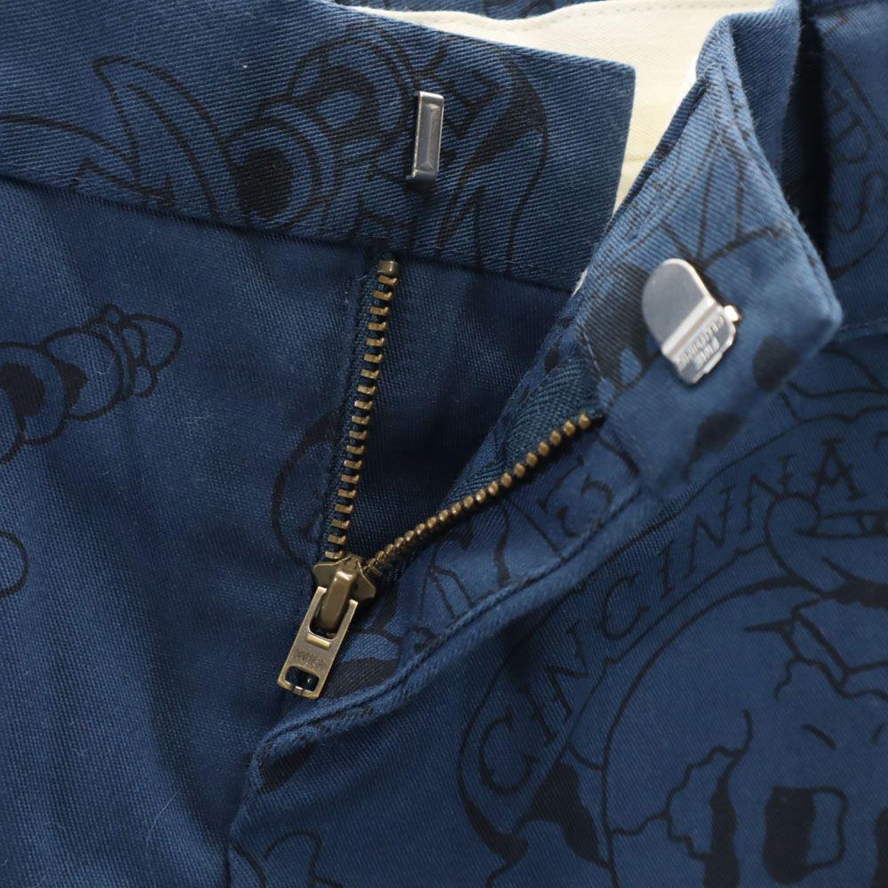 WACKO MARIA Сделано в Японии Шорты с узором черепа M Синие Мужские Б/у