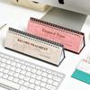 2Pcs Retro Color Cover 2025 Planning Desk Calendar Retro Comprehensive Mini Desk Calendar Colorful Compact