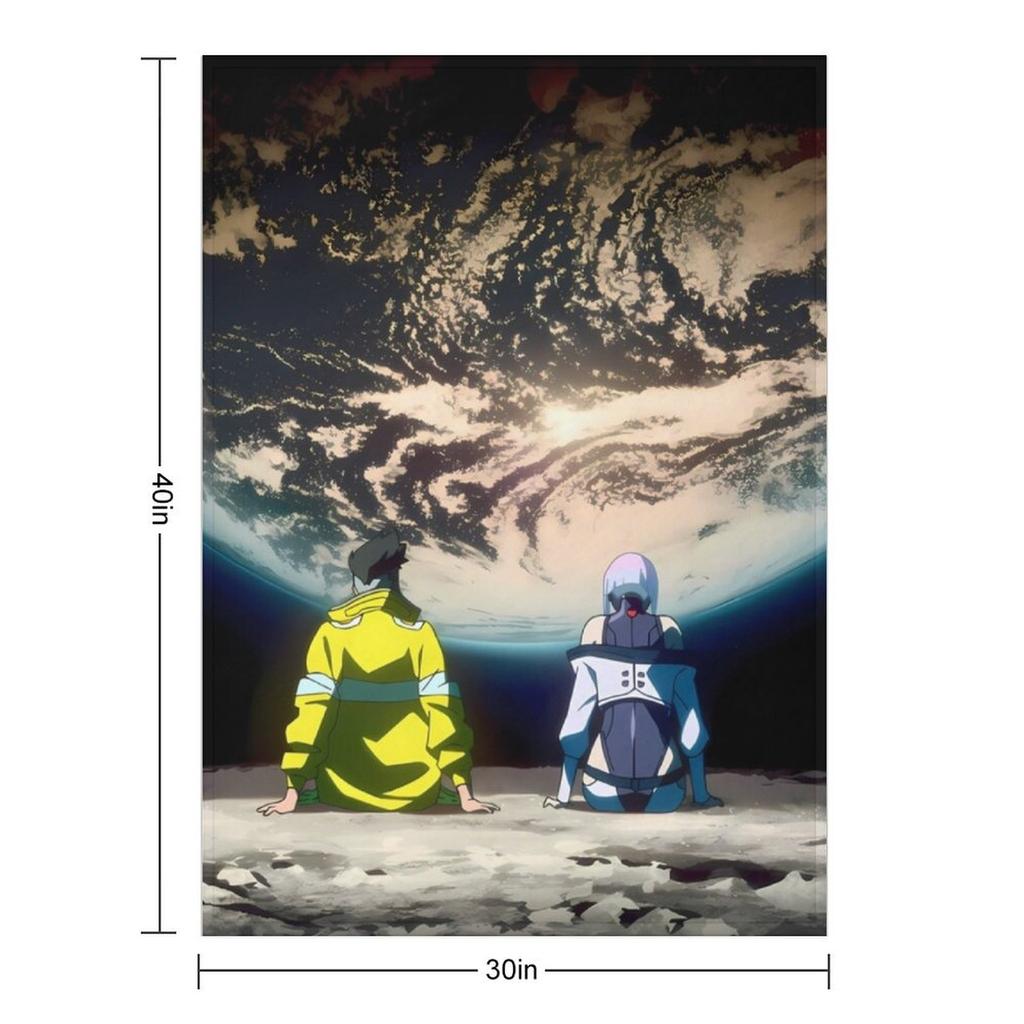 Киберпанк Бегущие по краю Луна Люси Дэвид Плед Рождественские подарки Для декоративного дивана Красивые Свободные Одеяла