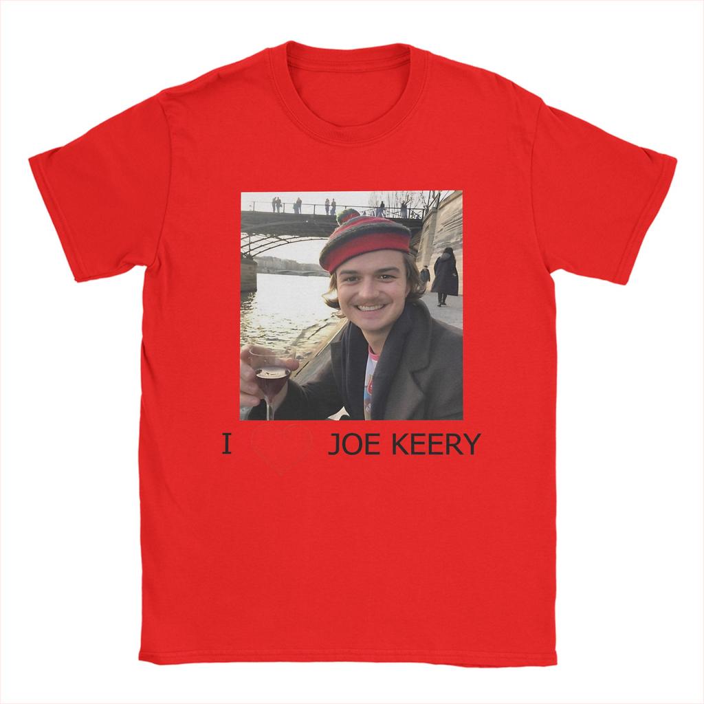 I Joe Keery Unisex T Shirt Djo Crazy Tee Shirt Short Sleeve Round Neck TShirts Pure Cotton Graphic Printed Tops