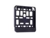 Scooter and Moped License Plate Frame, Black