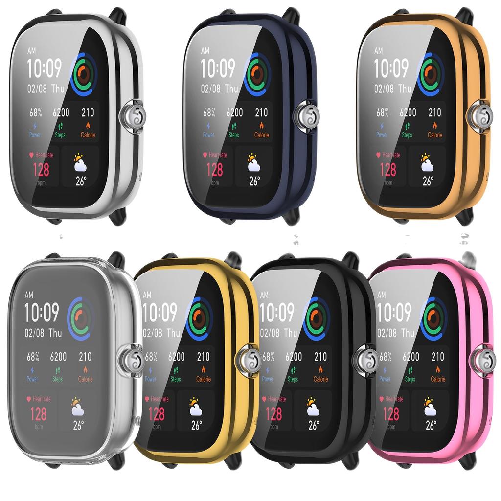 Полный защитный чехол для смарт-часов Huami Amazfit GTS4 GTS 4 Mini, защитная пленка для экрана, сменные аксессуары, рамка, чехол из ТПУ