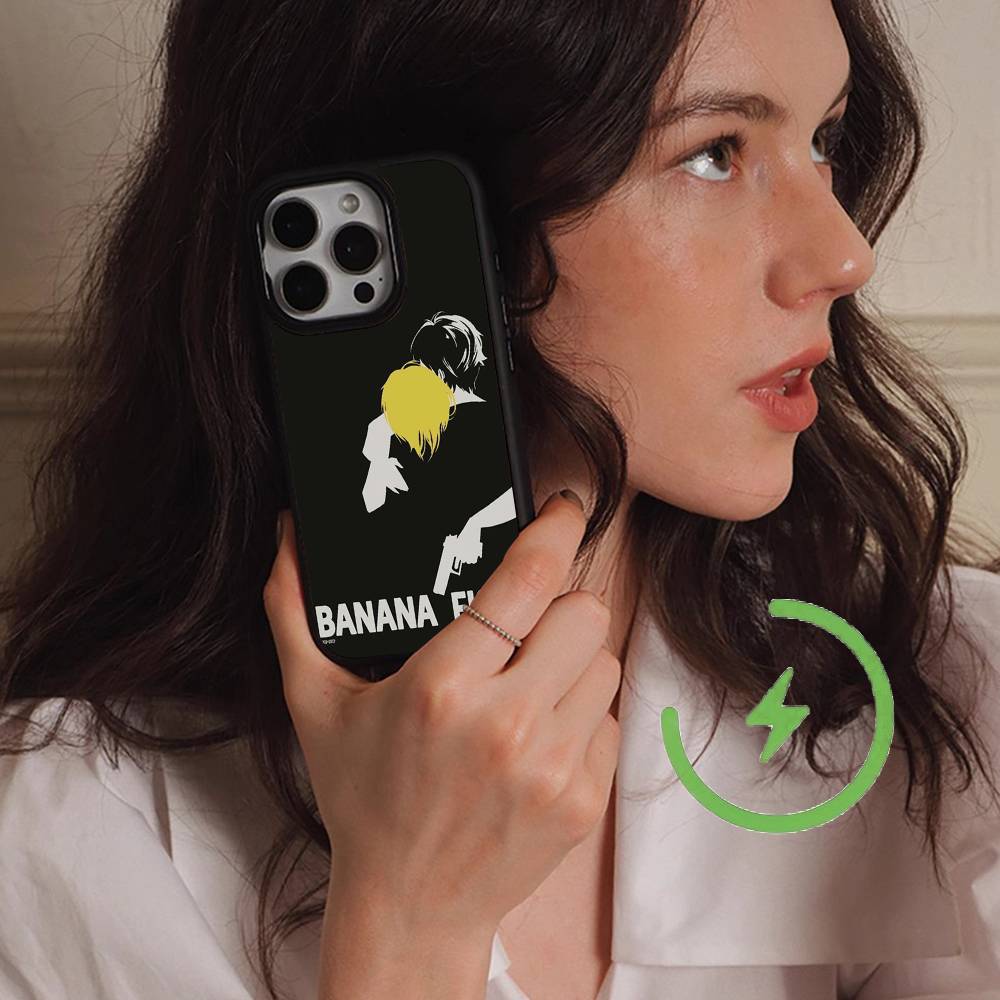 Japan Anime B-Banana FishS Promax Magnetic For IPhone 17 16 14 13 12 11 15 Pro Air Max Plus Phone Case Wireless Charge