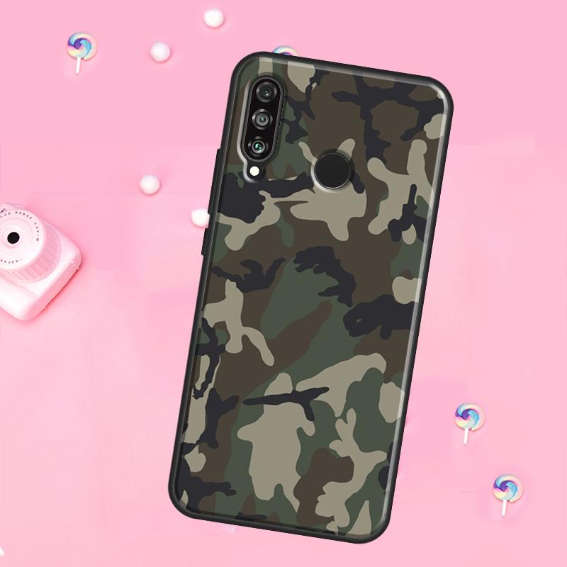 Военный Камуфляж Для Huawei Nova 11 Pro 10 9 SE Y70 Y60 Y90 Y61 Y91 Y73 Y72 12s 12i 11i 8i P30 P40 Lite Чехол
