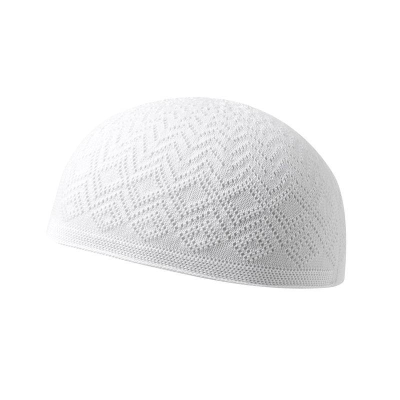 Зимняя вязаная шапка-бини в турецком мусульманском стиле для мужчин и женщин, молитвенная шапка унисекс, теплая исламская шапка для Рамадана, мужская шапка-повязка на голову