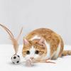 Durable Cat Toy Balls Silicone Indoor Rolling Magic Ball Funny Cat Teasing Stick
