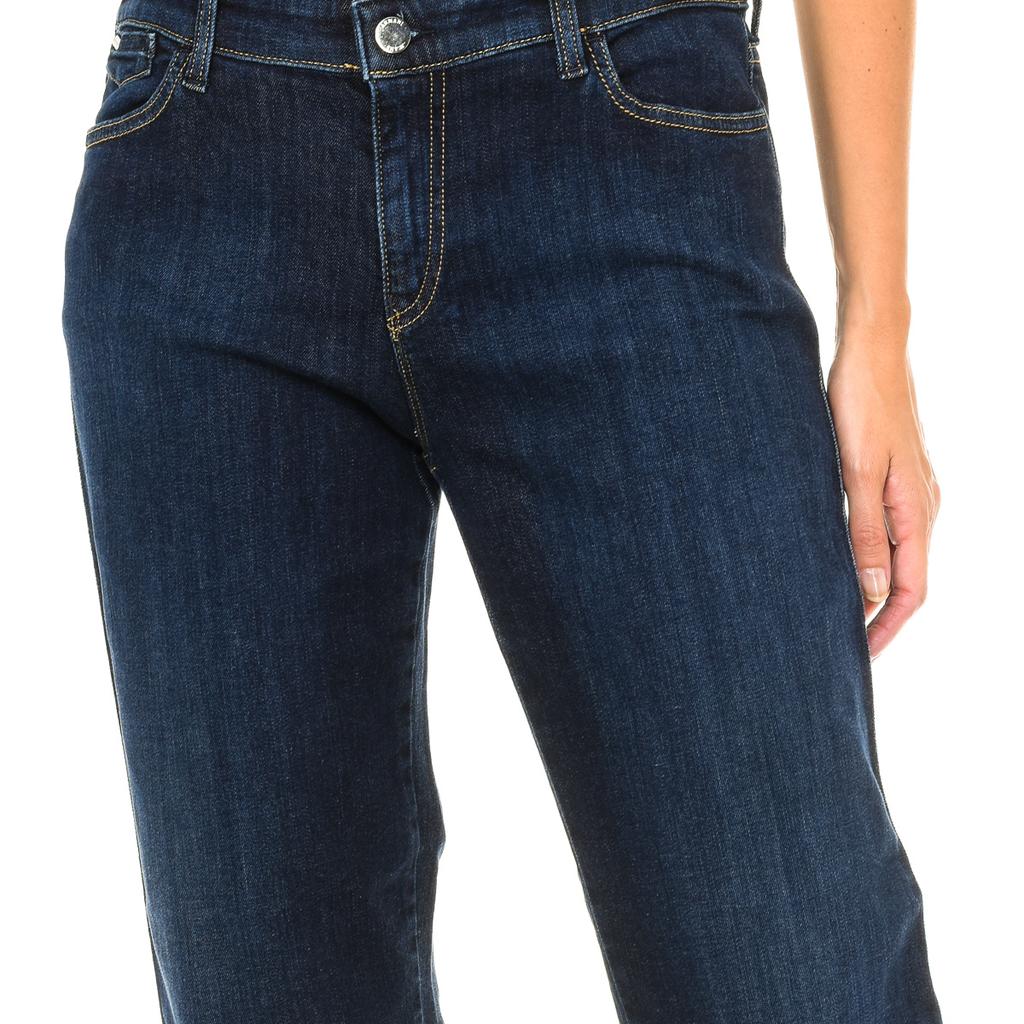 Женские длинные брюки из эластичной ткани 3Y5J15-5D16Z