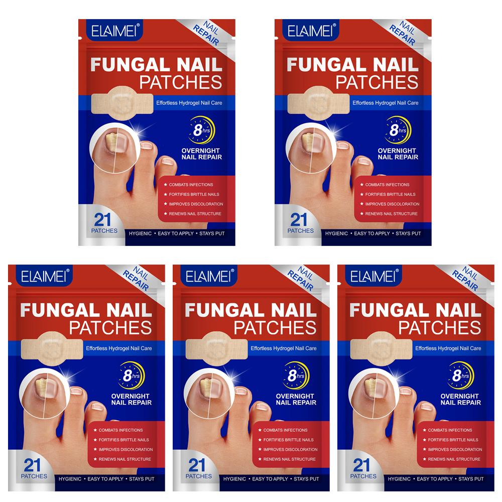 21/63/105 шт. Пластырь от грибка ногтей Водонепроницаемый Пластырь для восстановления ногтей Наклейка для коррекции вросшего ногтя Серые уходовые пластыри для обесцвеченных поврежденных ногтей