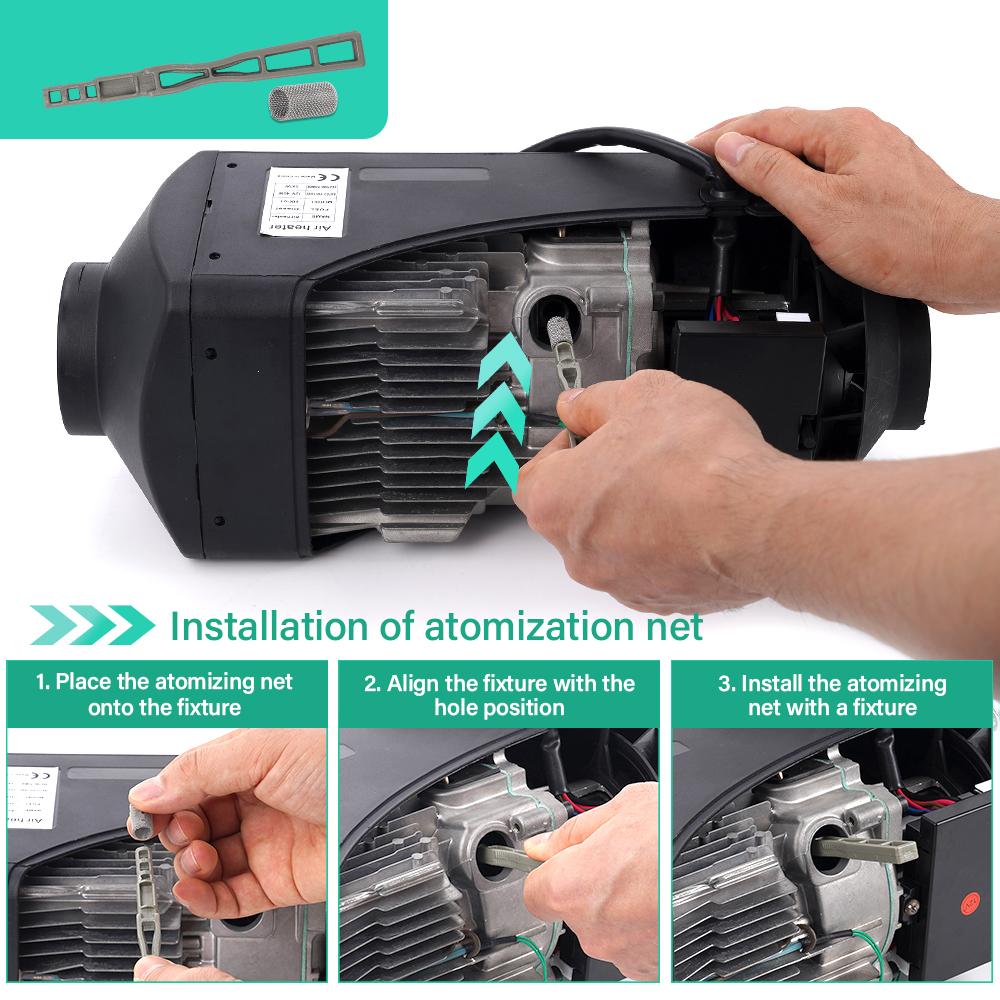 Автомобильный Воздушный Дизельный Комплект Прокладок Керамическая Свеча Накаливания 5 кВт Китайский Дизельный Стояночный Отопитель Инструменты для Технического Обслуживания Комплект Прокладок Горелки