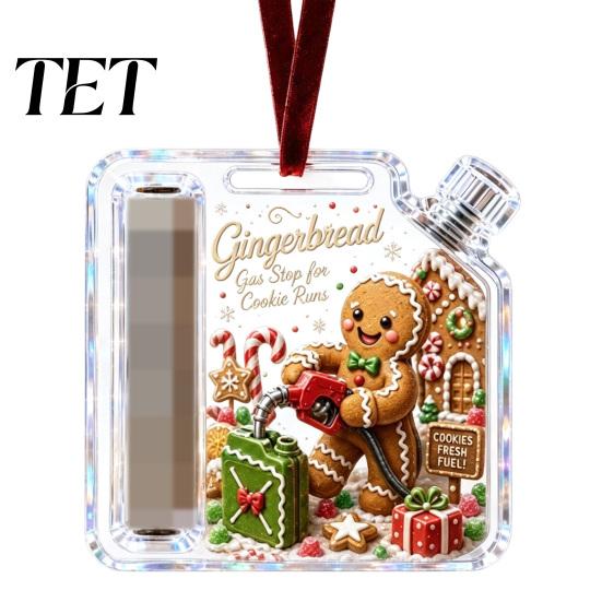 Translucent Acrylic Gift Case Christmas Cash Ornament, Money Holder for Cash, Tree Hanging Decoration Funny Xmas Decoration, Gifts Holiday Party