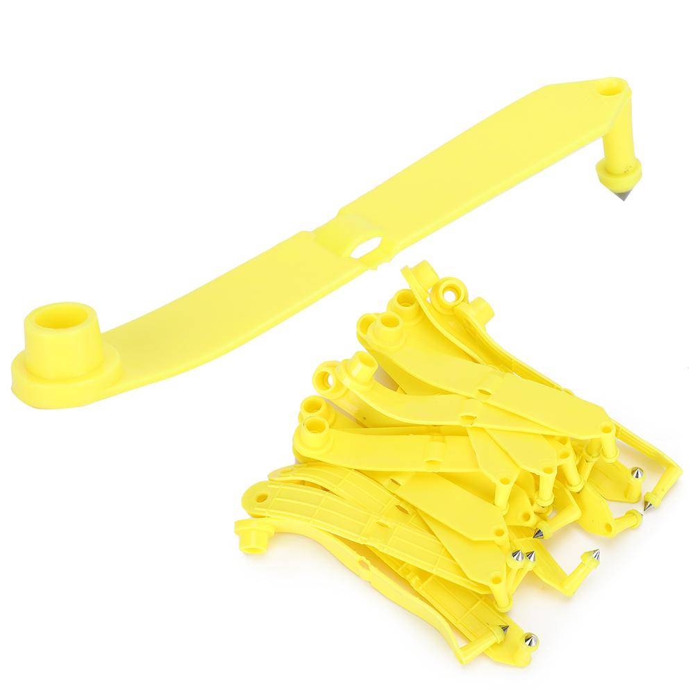 20 шт. Бирка для уха овцы, козы, крупного рогатого скота, серьги для скота, бирка-этикетка для идентификации животных