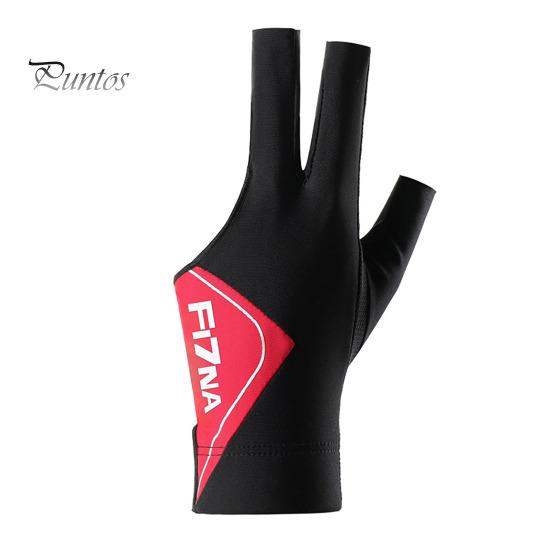 1 шт. Перчатка для бильярда с эластичной застежкой-лентой, регулируемый дизайн, нескользящая, для левой руки, 3 пальца, для бильярда