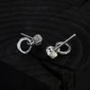 Серебряные серьги Sterlingworth Icy Ring-D1