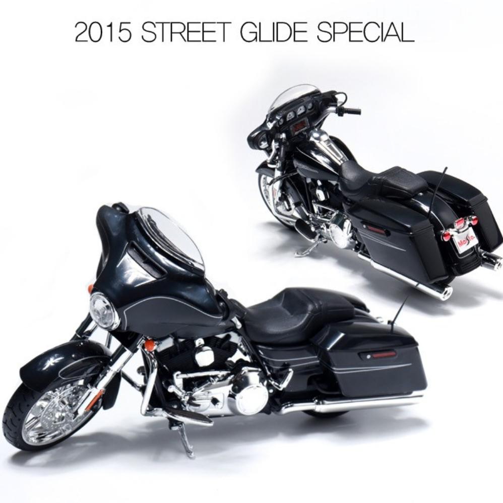 [Maisto] 1:Модель мотоцикла 12-го масштаба Harley-Davidson 2013 FLHRC Road King Classic / 2015 Street glide special, литая