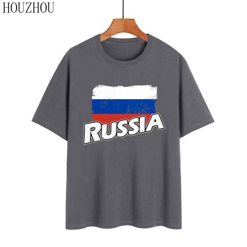 HOUZHOU Футболка с принтом унисекс, русский день победы, белая, классическая, повседневная, с коротким рукавом, летние Ulla Ins, топы больших размеров