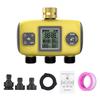 Water Timer Irrigation System with 3 Outlets for Garden Programmable Automatic Timing Valves