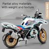 1/9 BMW R1250GS Сплав Литой Масштаб Мотоциклы Модель Внедорожный Автоцикл с Подсветкой Коллекция Украшение Детская Игрушка Подарок