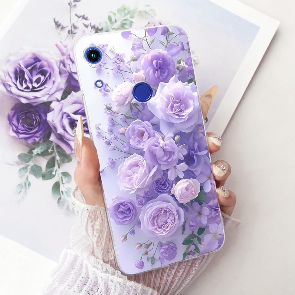 Transparent Cover For Huawei Y6s 2019 Case Cute Cat Fashion Butterfly Funny Painted Casing JAT-L41 JAT-L29 JAT-LX3