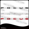 FETG4 Auto Styling For Ford Focus Lettering Emblem Chrome silver Glossy black Red Car Rear Trunk Badge Decal Body Sticker Accessories