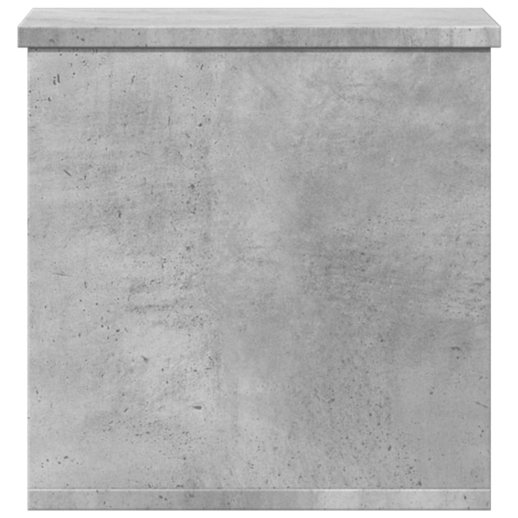Vidaxl Skrzynia, Szarość Betonu, 30X35X35 Cm, Materiał Drewnopochodny