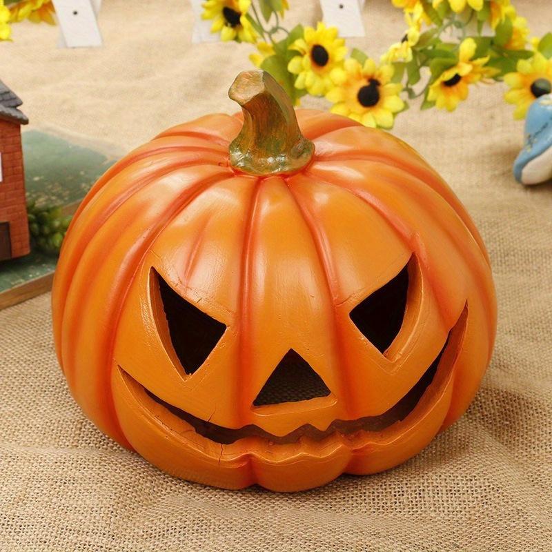 1pc Creative Halloween Pumpkin Decoration Opening Housewarming New Home Gifts Pumpkin Resin Crafts