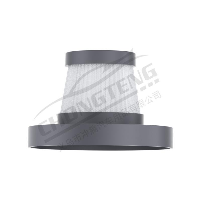 Моющийся HEPA-фильтр-картридж для автомобильного пылесоса с множеством насадок.