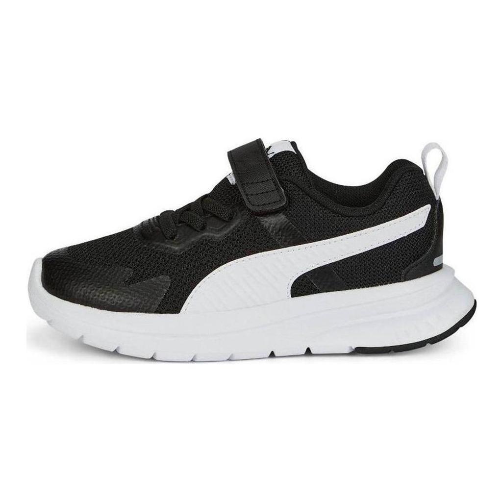 Puma Evolve Run Mesh Удобные детские кроссовки с низким верхом Детские кроссовки Черный Белый 386239-05