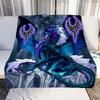 Cartoon Dragon Art Patterns Blanket Animals Flannel Blanket Cosy Lazy Couch Cover Blanket Super Soft Sheet Mattresses