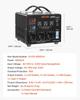 Voltage Auto Converter Transformer, 6000VA, Heavy Duty Step Up/Down Power Transformer, 110V to 220V and 220V to 110V, with 3 US Outlets, 3 EU Outlets,