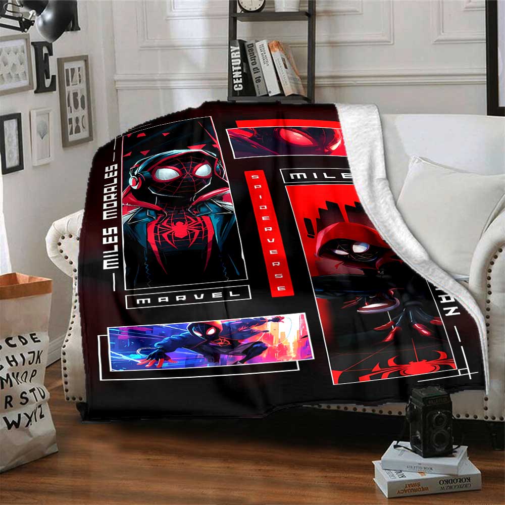 Spider-Man: Urban Legend Gift Blanket Comfortable Throw For Sofa Couch Office Bed Picnics All-Season Use Playful Home, Birthdays Y42