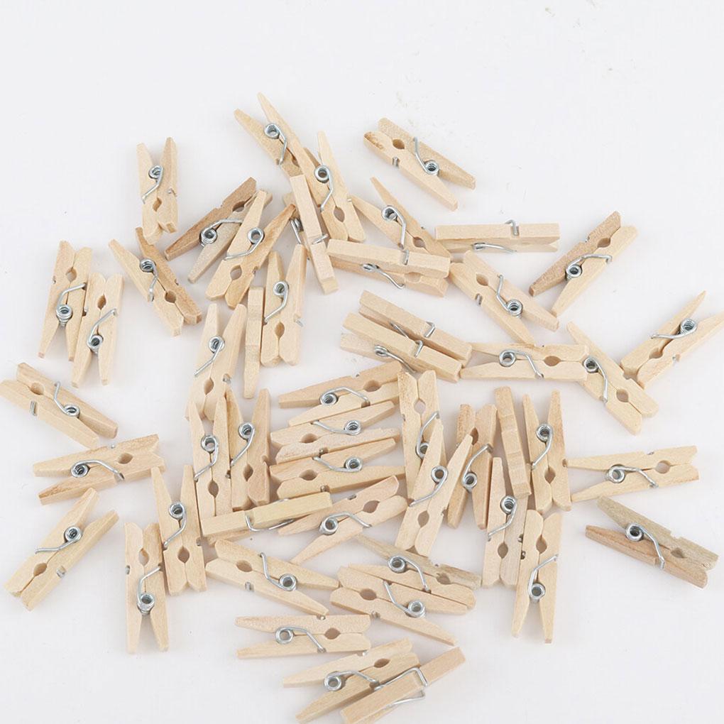 Набор деревянных зажимов - Удобный для и прищепки для фото и украшения Деревянные прищепки Деревянные зажимы Мода