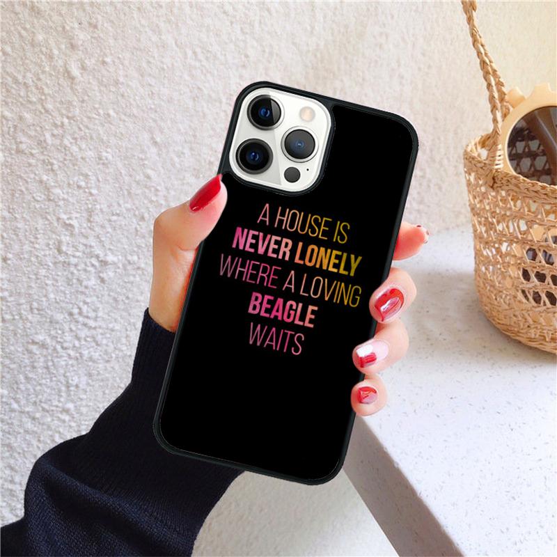 Cute Beagle mum Dog Phone Case for iPhone 17 Air 16 PRO MAX 15 14 PLUS 12 11 13 Back Cover Fundas Shell coque