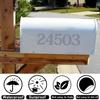 10 шт. для знаков, дверей, домашнего адреса, двора, сада, декора, светоотражающие наклейки с номерами почтовых ящиков