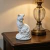 Минималистичная Элегантная Статуэтка Кошки 3D Печатная Фигурка Кошки Современное Настольное Украшение для Спальни Гостиной Офисного Стола