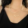 Natural Baroque Freshwater Pearl 925 Sterling Silver Necklace Long Sweater Chain for Girls Fashion Jewelry