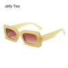 Women'S Sunglasses  Fashion Vintage Rectangle Purple Pink Square Sun Glasses Girls Colorful Sun Glasses Ladies Uv400 Eyewear